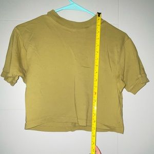 Urban Outfitters green crop top
